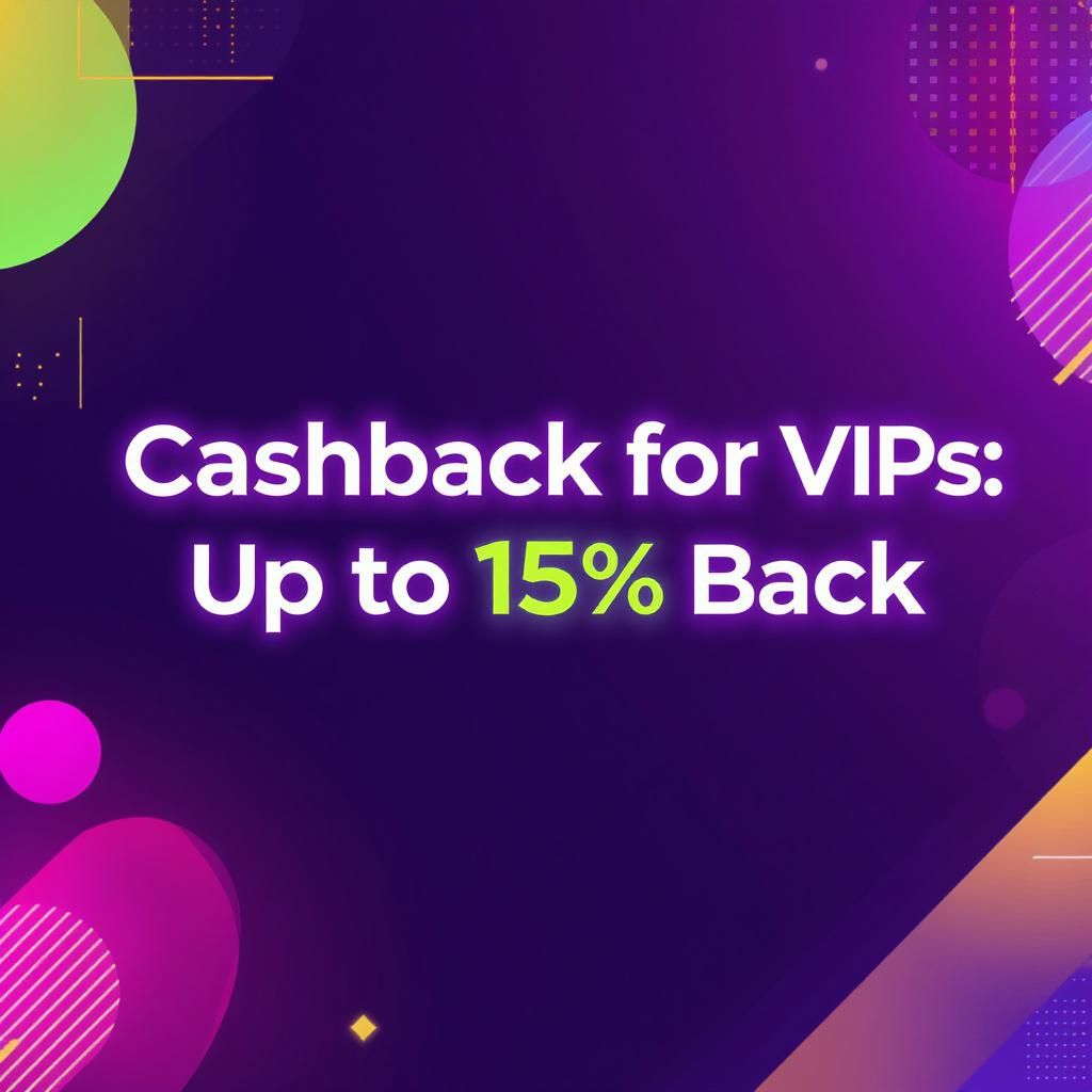 Cashback for VIPs: Up to 15% Back